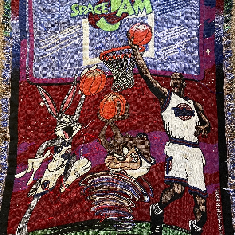 Space Jam Tapestry blanket